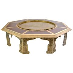Huge Mid-Century Modern Moroccan Style Coffee Table 11