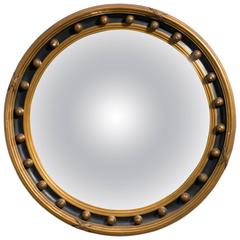 1930s Bullseye Convex Mirror