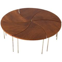 Table basse modulaire de Peter Hvidt et Orla Mølgaard-Nielsen