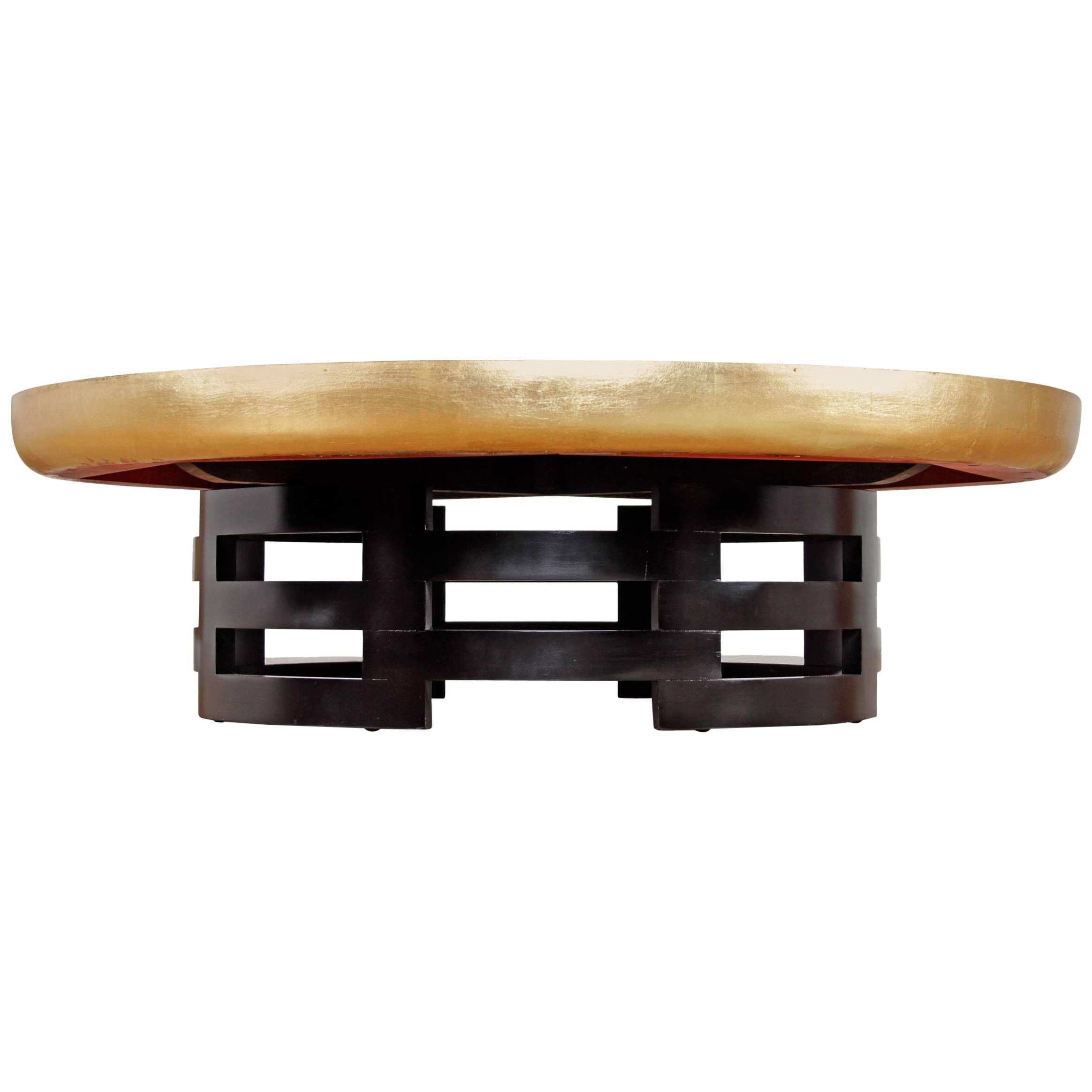 Theodore Muller and Isabel Barringer for Kittinger Lotus Coffee Table, 1950s