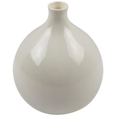 French Art Deco Crackle Glaze Ceramic Vase Signed by Saint-Clement, circa 1930s 1