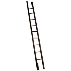 Anglo Indian Elephant Ladder, Folding, Library Ladder in Mahogany