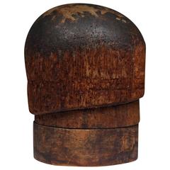 Antique Wooden Hat Mold