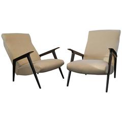 Pair of Mid-Century Italian Lounge Chairs