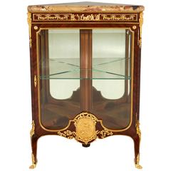 Fine Ormolu-Mounted Kingwood Corner Cabinet by François Linke