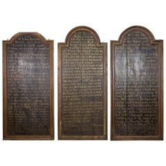 Used 18th Century Church Boards