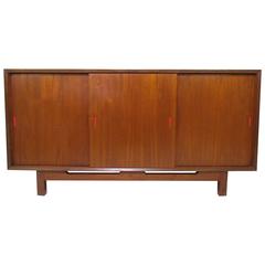 Danish Teak Three Door Sideboard, circa 1960s