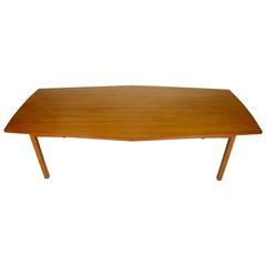 Danish Conference Table or Dining Table from the 1960s Made in Teak