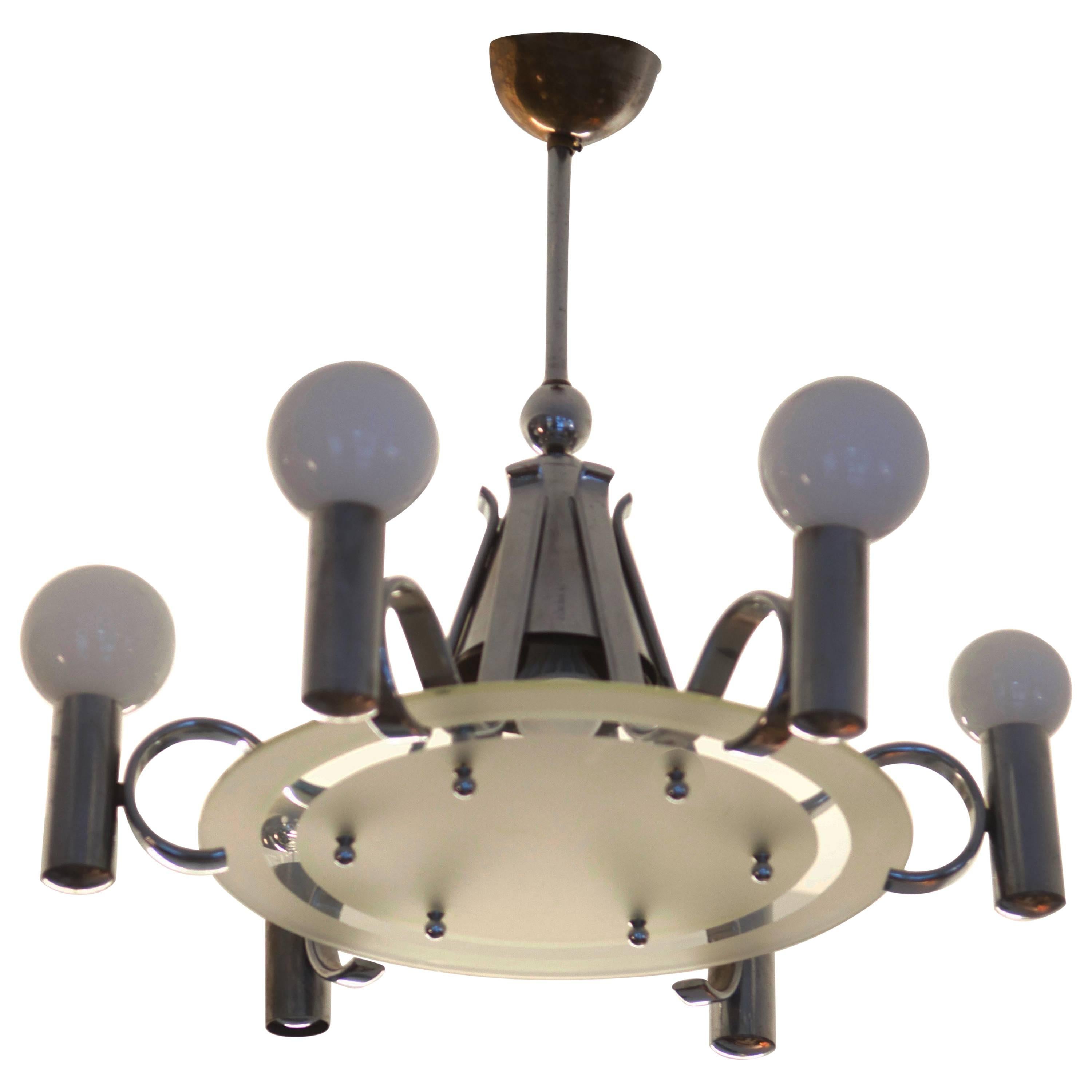 Bauhaus Chandelier from the 1930s For Sale