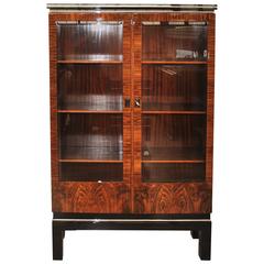 Walnut Vitrine from the Art Deco Era 6