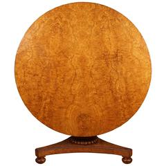 Pollard Oak Circular Centre Table, circa 1825