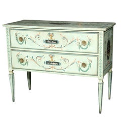Used Italian Painted Commode