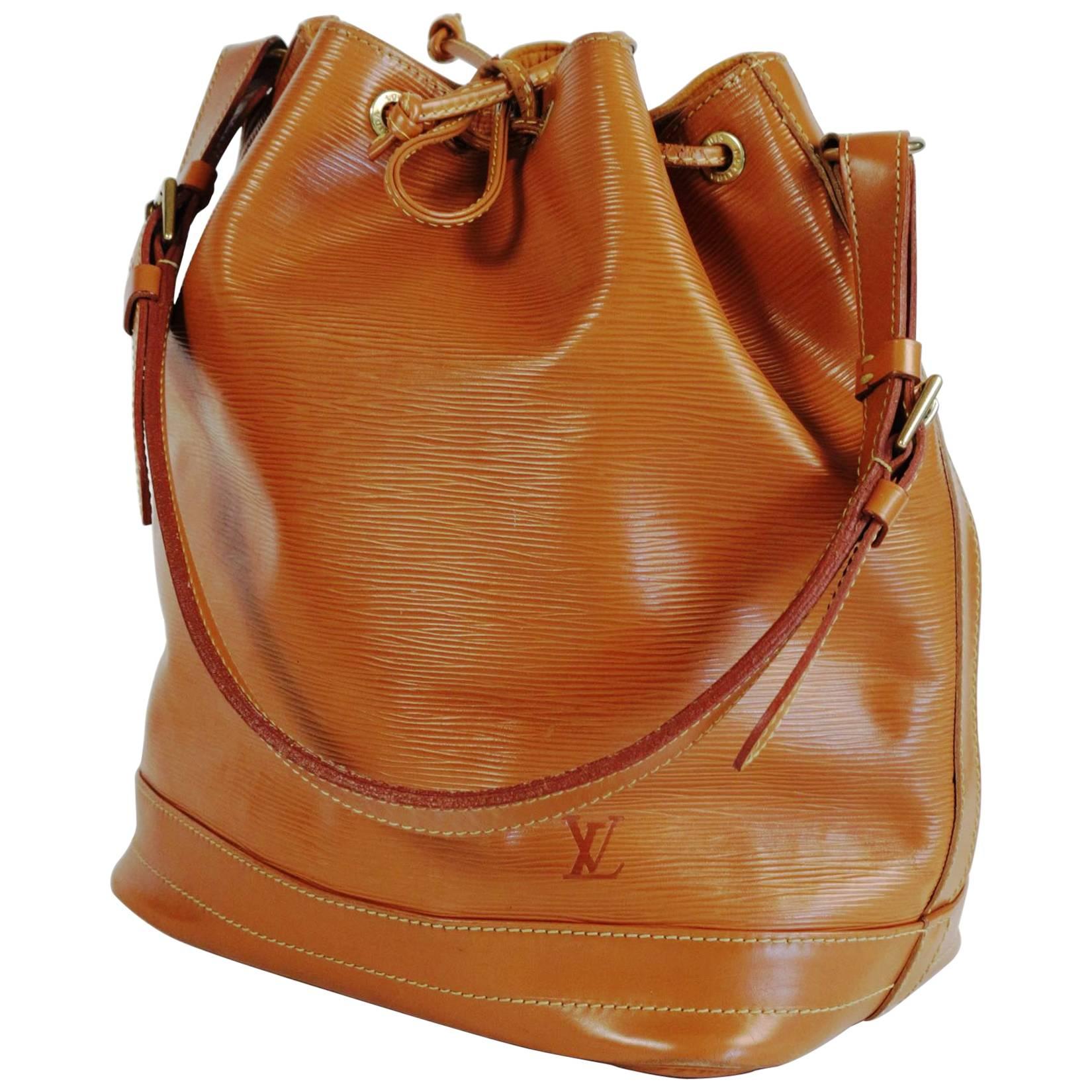 Vintage Louis Vuitton Grand Noe Bag, Epi Leather, Natural Leather Color