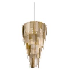 Tall Chandelier in Murano Glass, Inspired by the 1970s