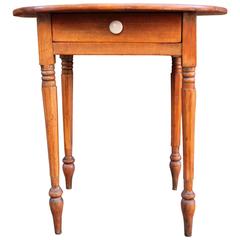 Antique One-Drawer Center Table, New England, circa 1860