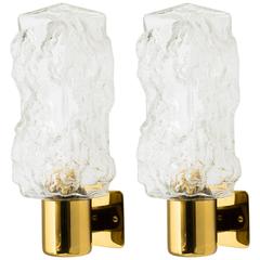 Mid-Century Brutalist Style Sconces by Kalmar Pair or Set of Three 4