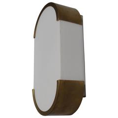 Fine French Art Deco Glass and Bronze Ceiling / Wall Light by Perzel Fine French Art Deco Glass and Bronze Ceiling / Wall Light by Perzel