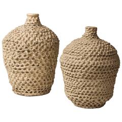 Mid-Century or Brutalist Ceramic Handmade Thumb Pots by Douglas Walla, 1971 6