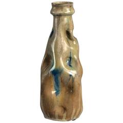 Art Nouveau Stoneware Vase with Dripping Glaze by Louis Martin, circa 1900s 9