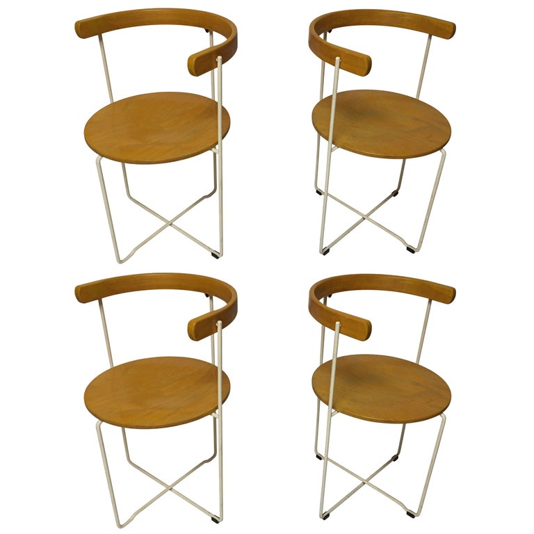 Set of Four 'Soley' Folding Chairs by Vladimir Hardarson at