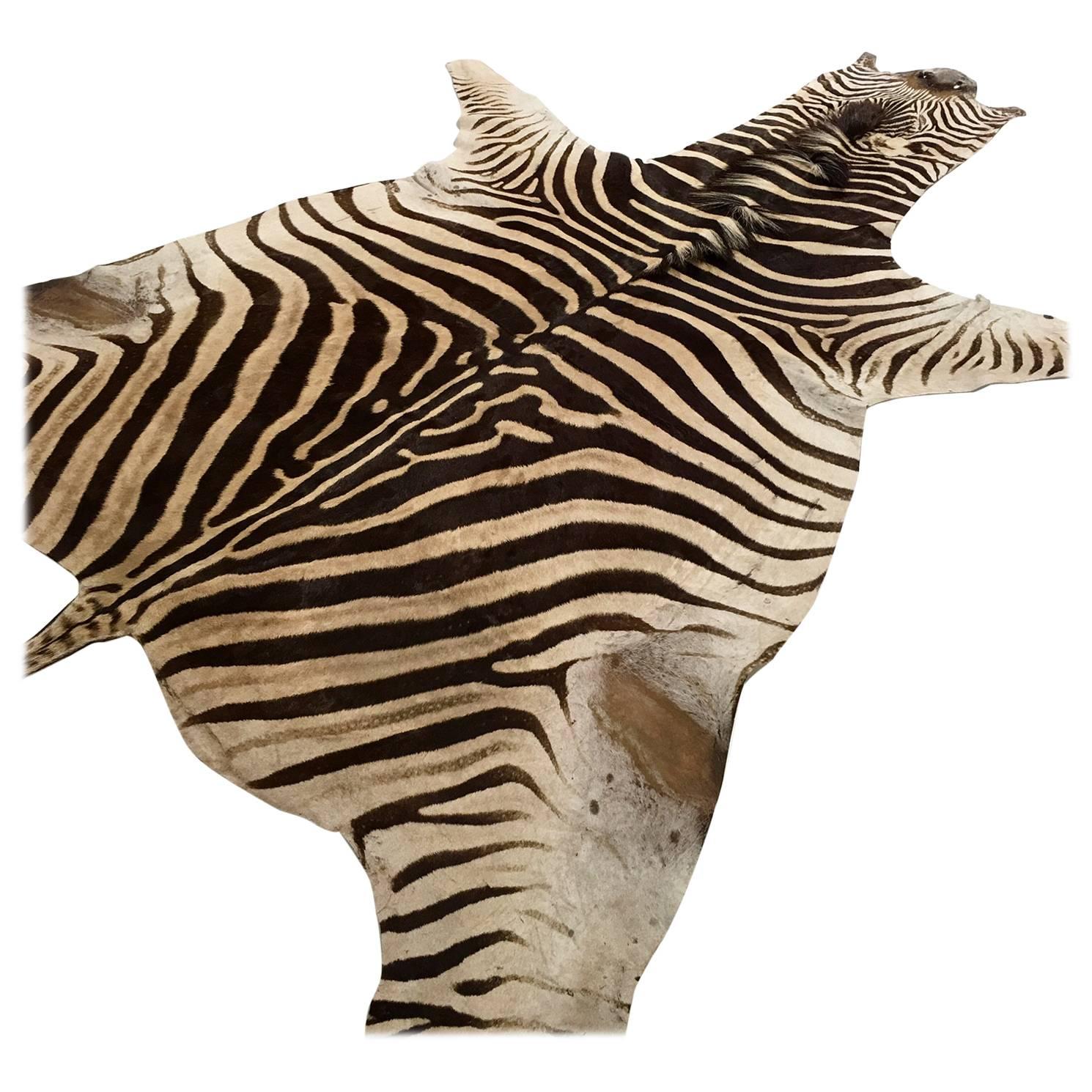 Zebra Hide Rug