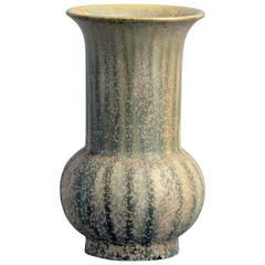 Antique Unique Stoneware Vase by Nordstrom & Halier, Denmark, 1920