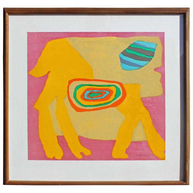 Abstract Print at 1stDibs