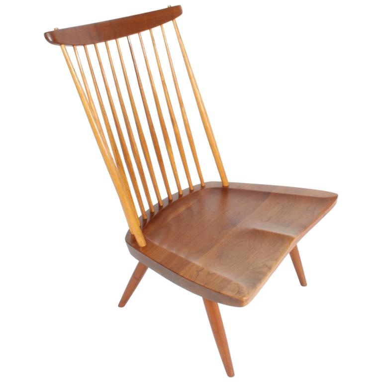 George Nakashima New Lounge Chair For At 1stdibs George Nakashima New Lounge Chair Studio Crafted For Architect Phillip Cotton