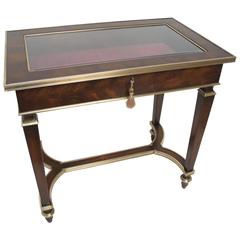 English Mahogany and Bronze Vitrine 6