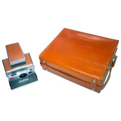 Iconic Polaroid SX-70 Leather Bound. Early Cult Camera / Leather Case