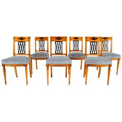 Set of Six Empire-Style Dining Chairs