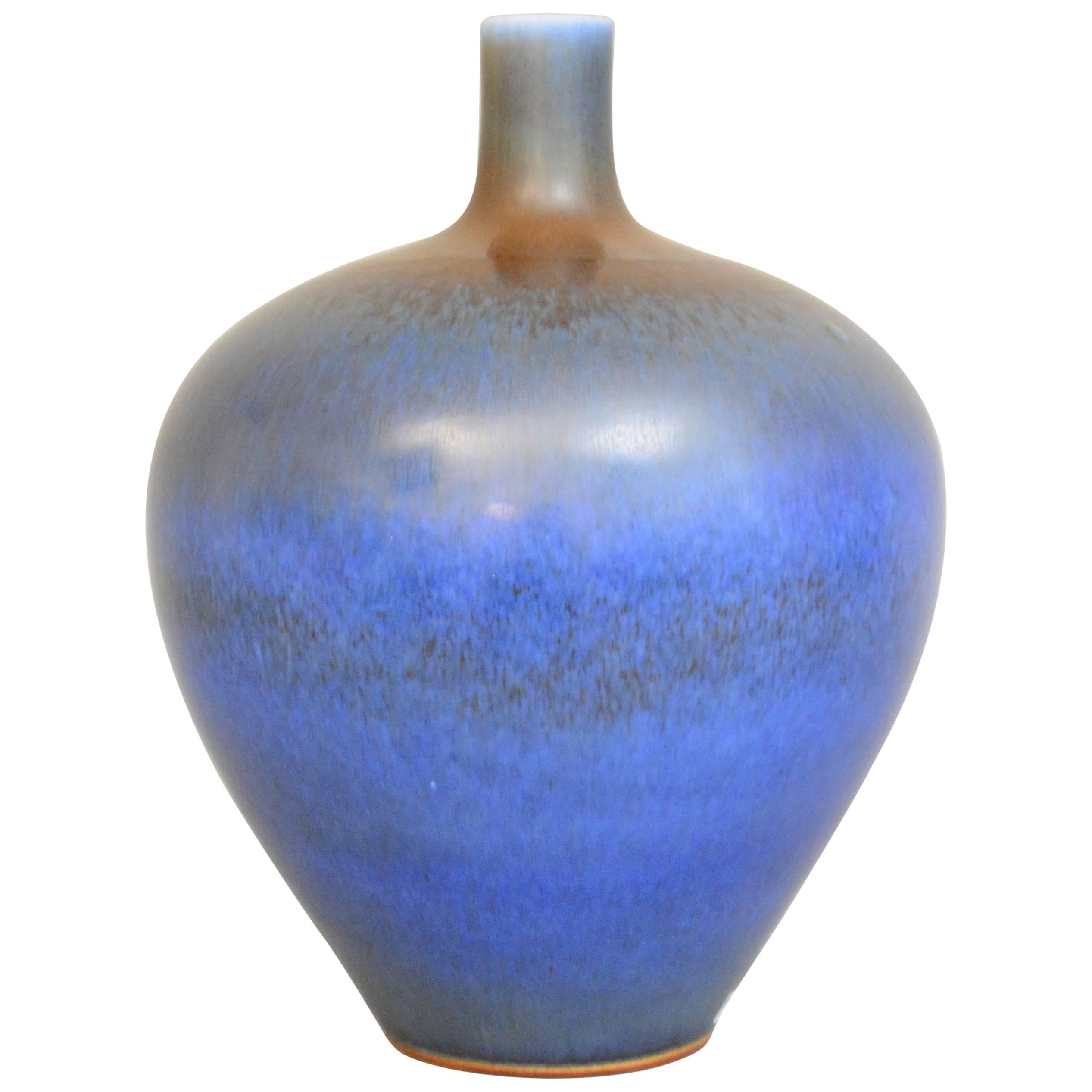 Unique Stoneware Vase by Berndt Friberg, Gustavsberg, Sweden