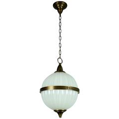 Glass Globe Pendant with Hinge