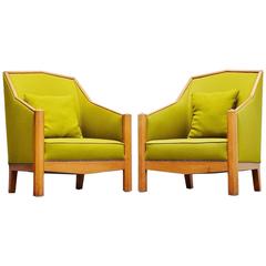 Amsterdamse School Club Chairs Art Deco, 1930 10