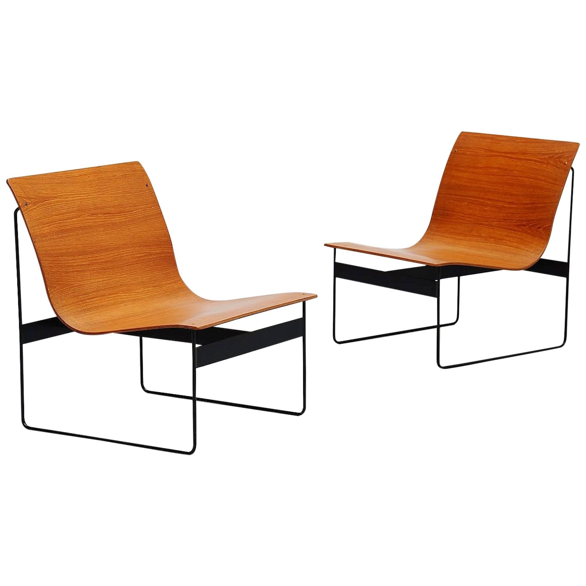 Günter Renkel Lounge Chairs for Rego, Germany, 1959