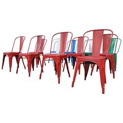 Vintage Tolix "A" Chairs, circa 1940