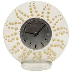 René Lalique "Muguet" Enemailed Clock
