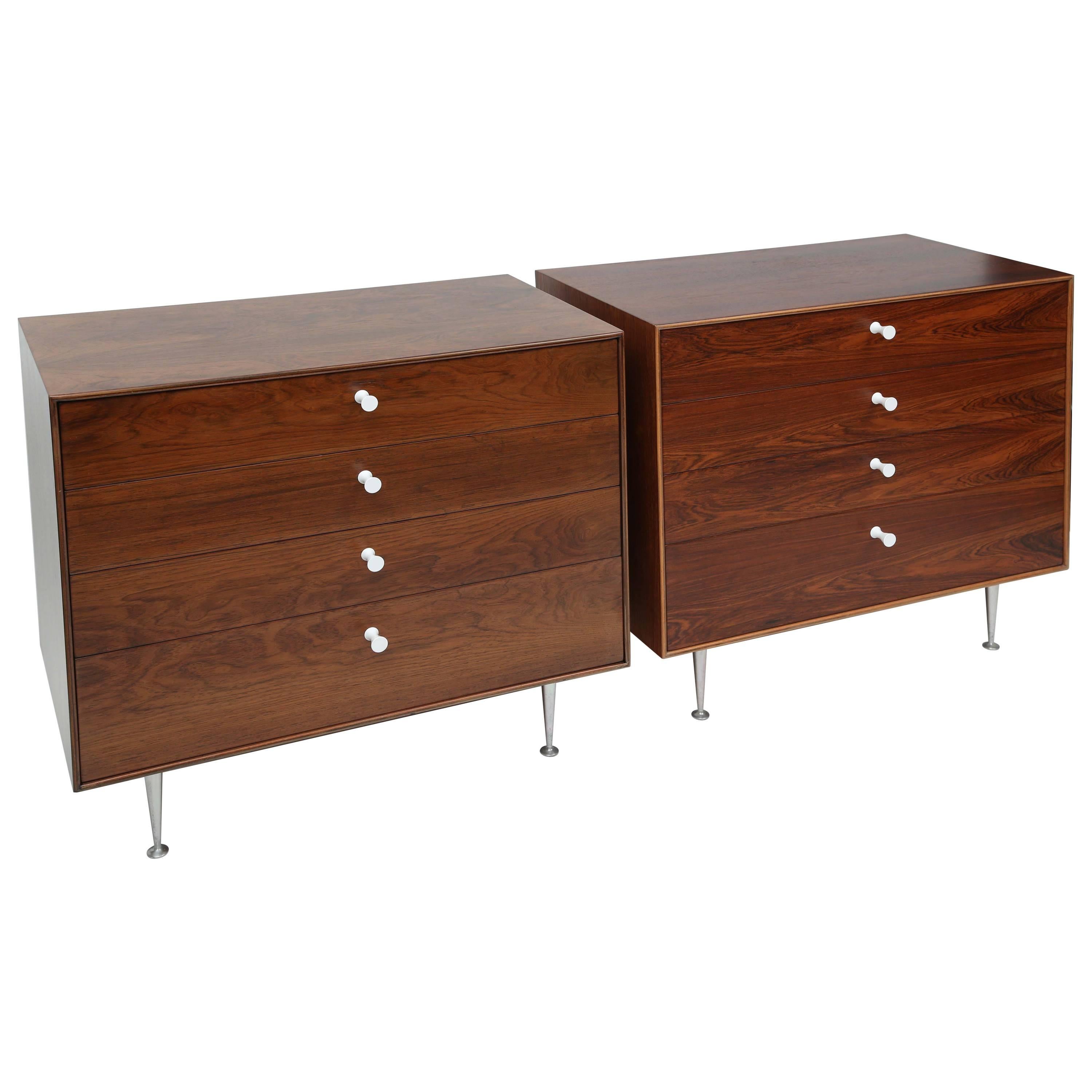 George Nelson Rosewood Thin Edge Dressers