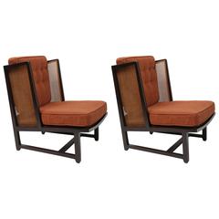 Edward Wormley Wing Lounge Chairs Model 6016