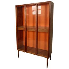 Vladimir Kagan Tall Light-Up Display Cabinet 11