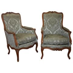 Pair of 19th Century French Bergeres