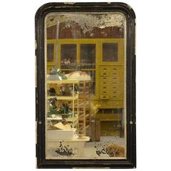 Antique Distressed Mirror, Louis Philippe Period 1880s