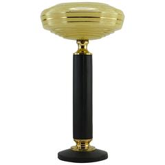 French Art Deco Desk Table Lamp in the Style of Jacques Adnet, 1940 4