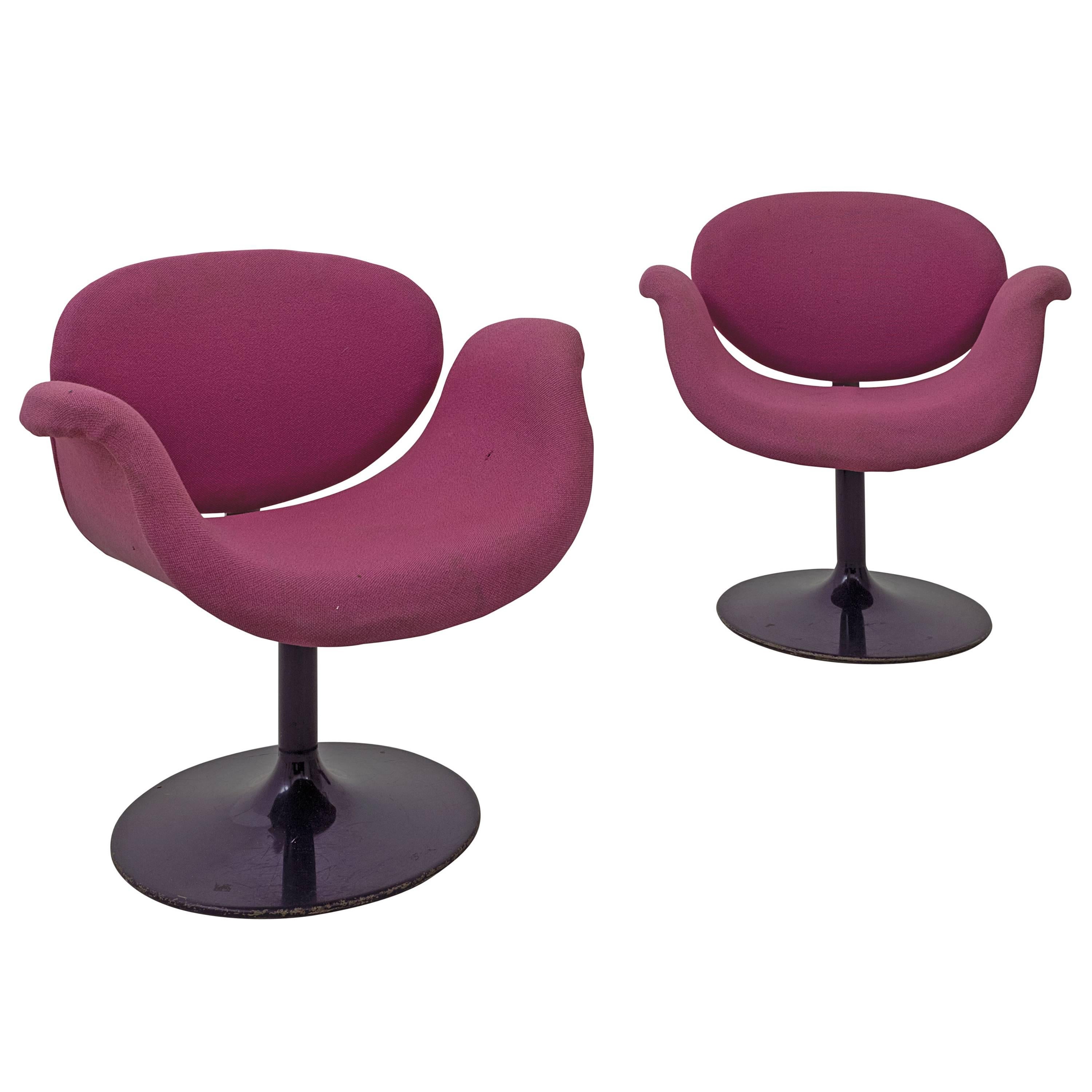 Pierre Paulin, Pair of "Little Tulip" Armchairs, 163 Model, Artifort, circa 1965
