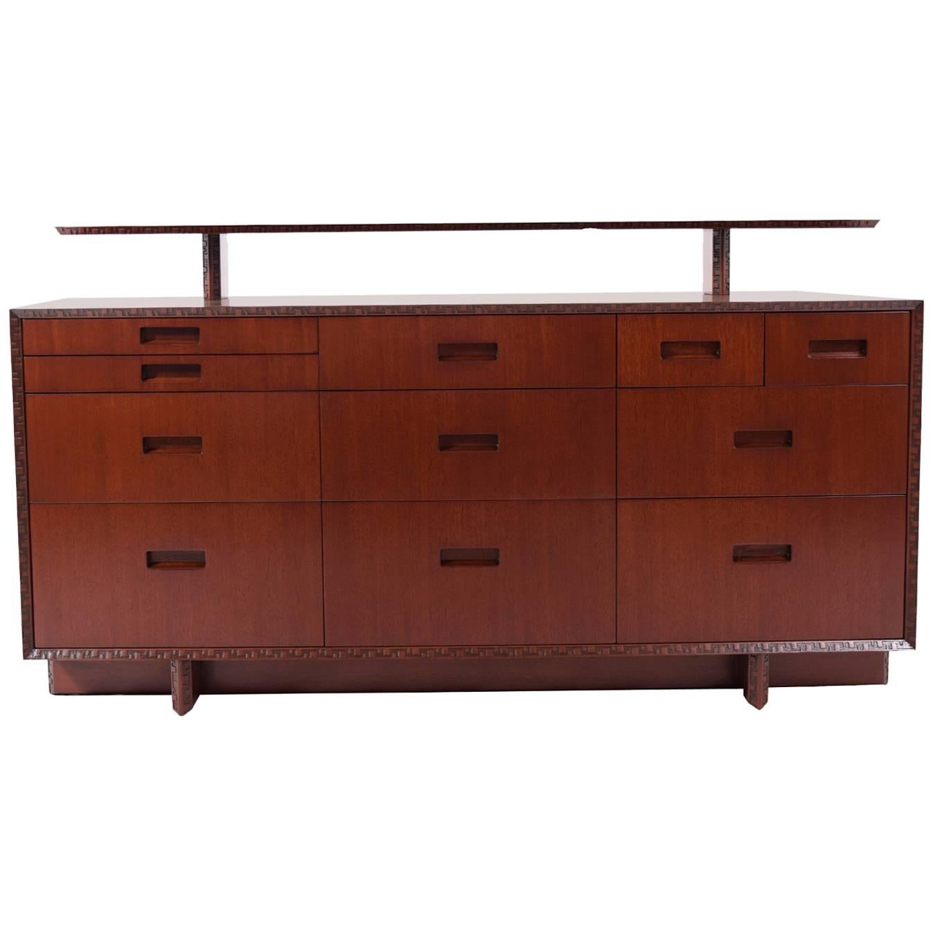 Chest of Drawers with Shelf by Frank Lloyd Wright