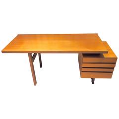 Olavi Hänninen Teak Writing Desk by Nupponen, Finland