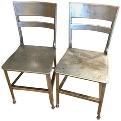 Pair of Steel Toledo Chairs