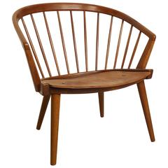 Danish Modern Barrel Back Chair in the Style of Hans Wegner 2