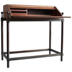 Italian Wood Desk by Fratelli Proserpio