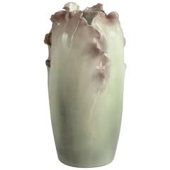 Antique Art Nouveau Porcelain Vase in the Shape of Flower Bud by Rorstrand